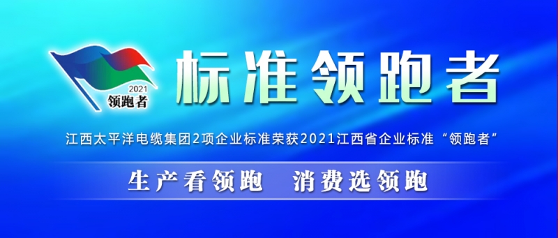 喜訊丨集團2項企業(yè)標準榮獲2021年江西省企業(yè)標準“領(lǐng)跑者”！